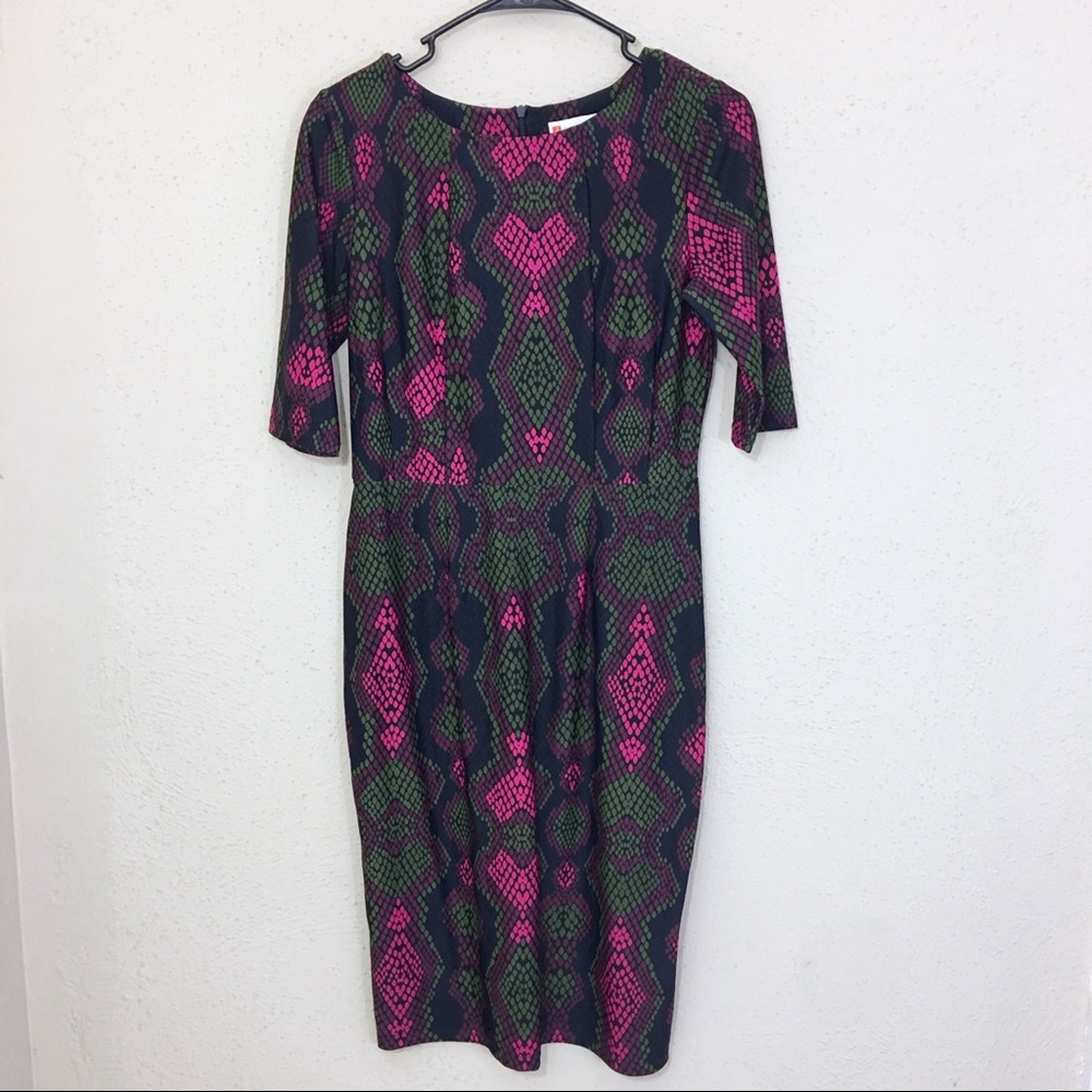 Jude Connally Monique Snake Print Dress S NWT $198